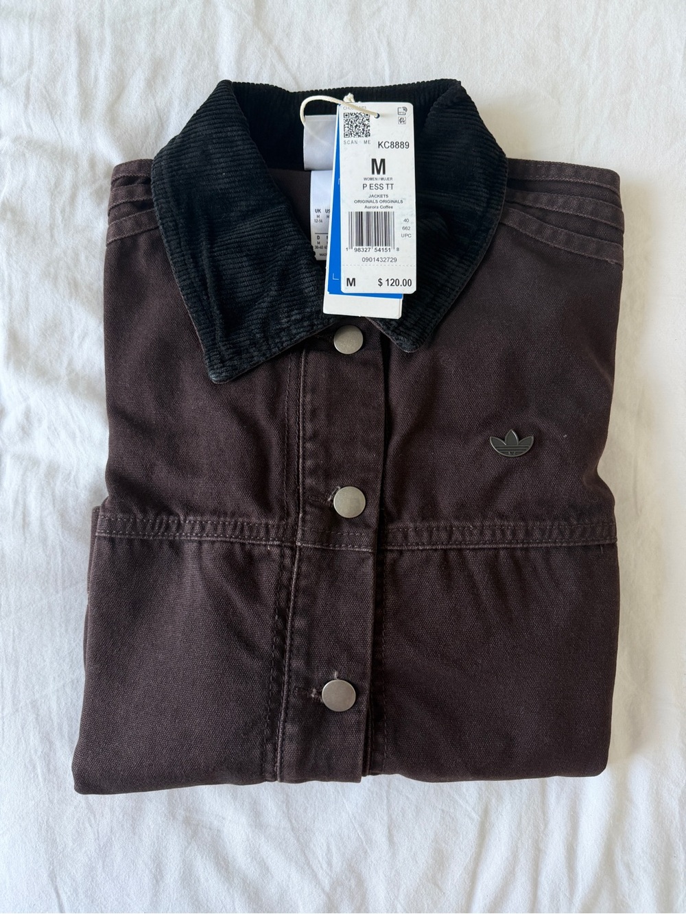 adidas Canvas Tracktop Jacket - Picture 6 of 7